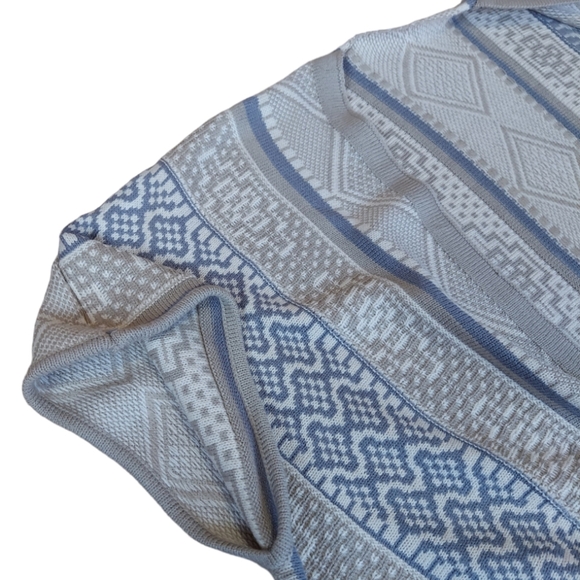 Poncho Womens Knit Sweater Warm Beige One Size Open Front Sleeveless Fashion New - Picture 8 of 11